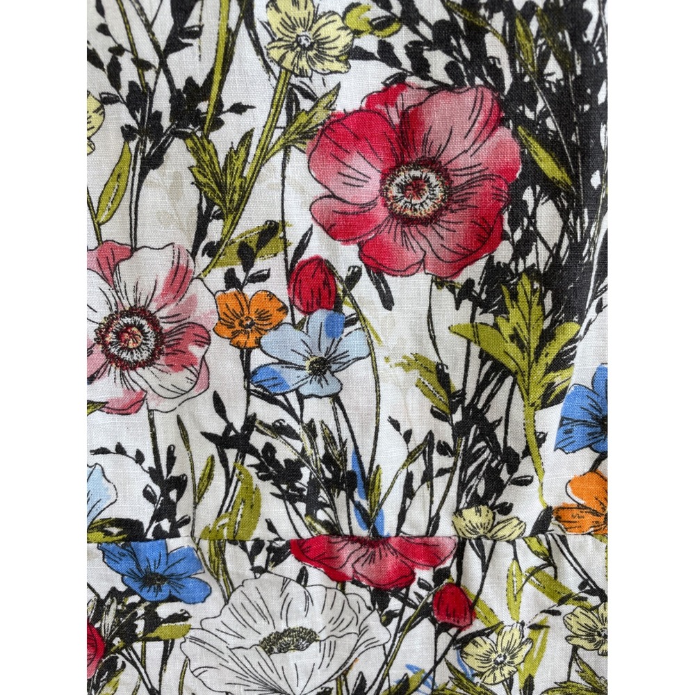 Floral Sleeveless Shift Dress - Multicolor - Picture 4 of 9